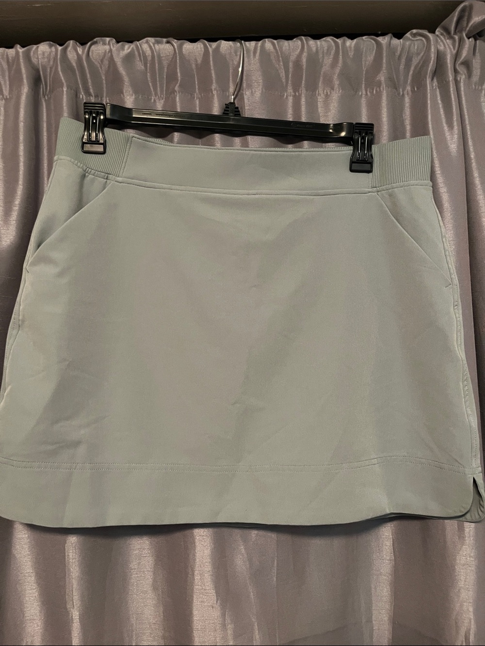 Light blue Athletic Skort with Side Pockets